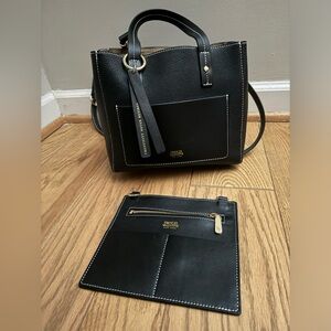 Frances Valentine Small Chloe Leather black bag.  Never used